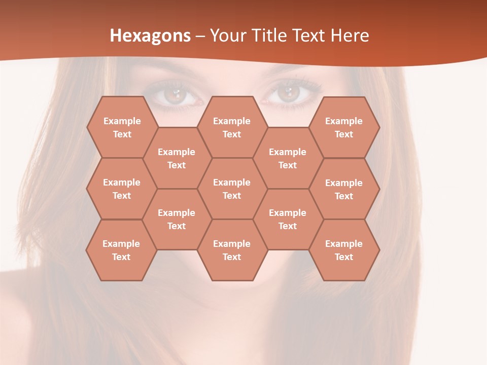 People White Girl PowerPoint Template