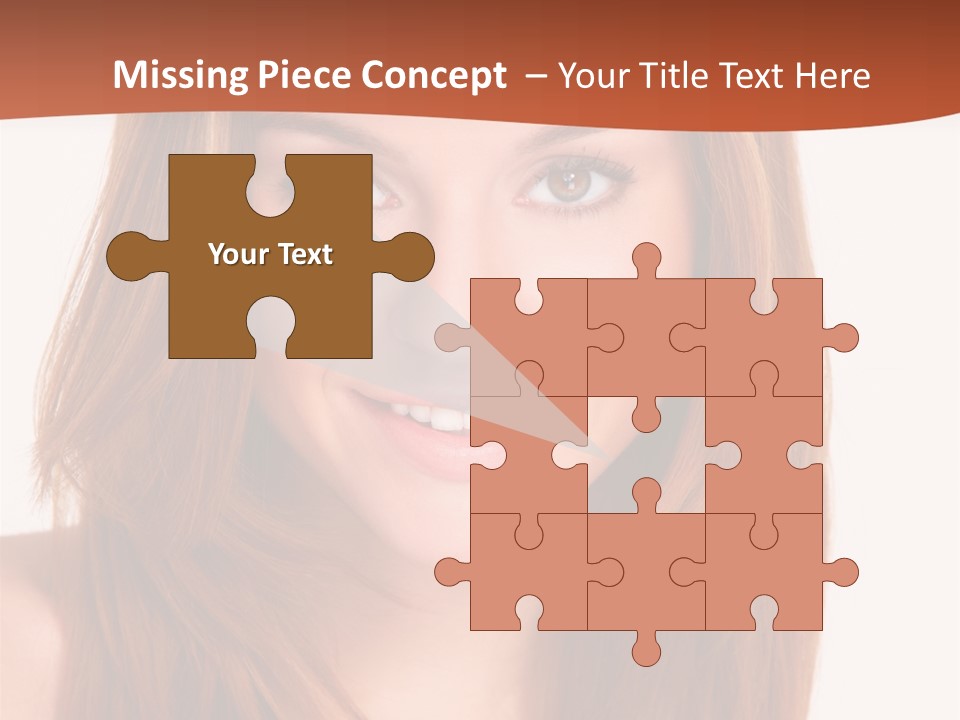 People White Girl PowerPoint Template