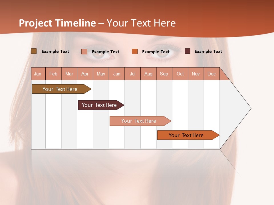 People White Girl PowerPoint Template