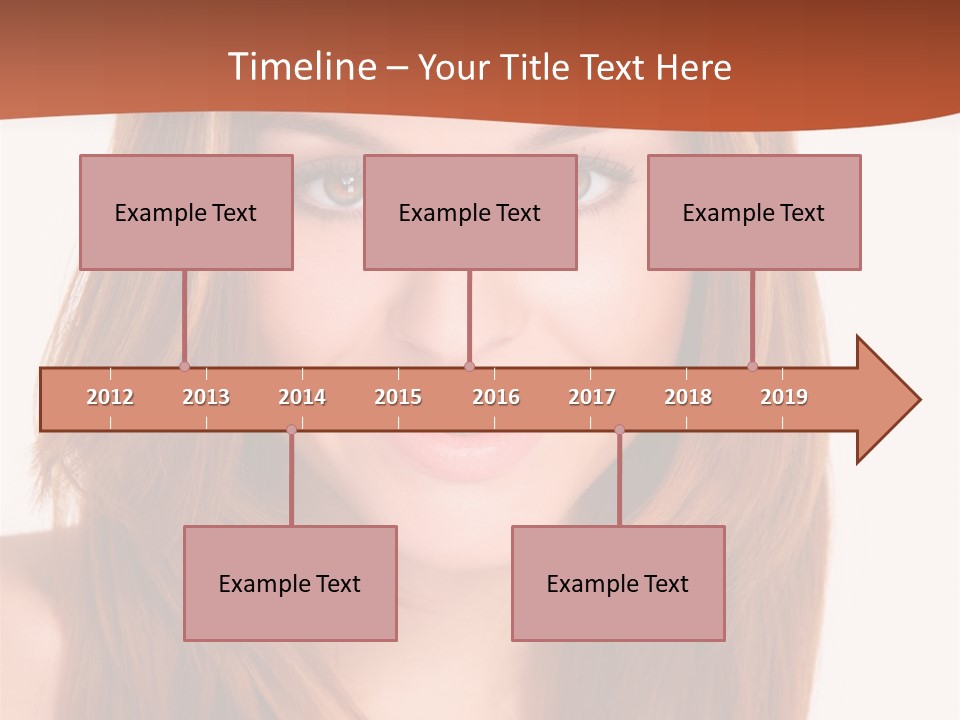 People White Girl PowerPoint Template