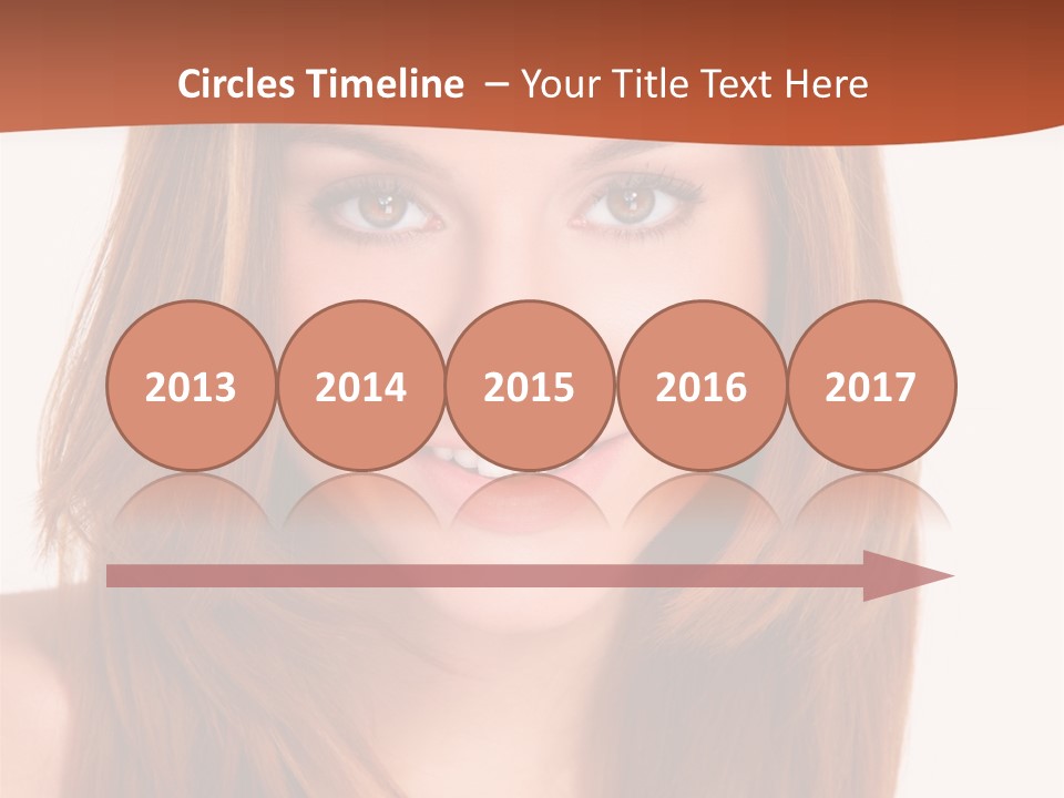 People White Girl PowerPoint Template