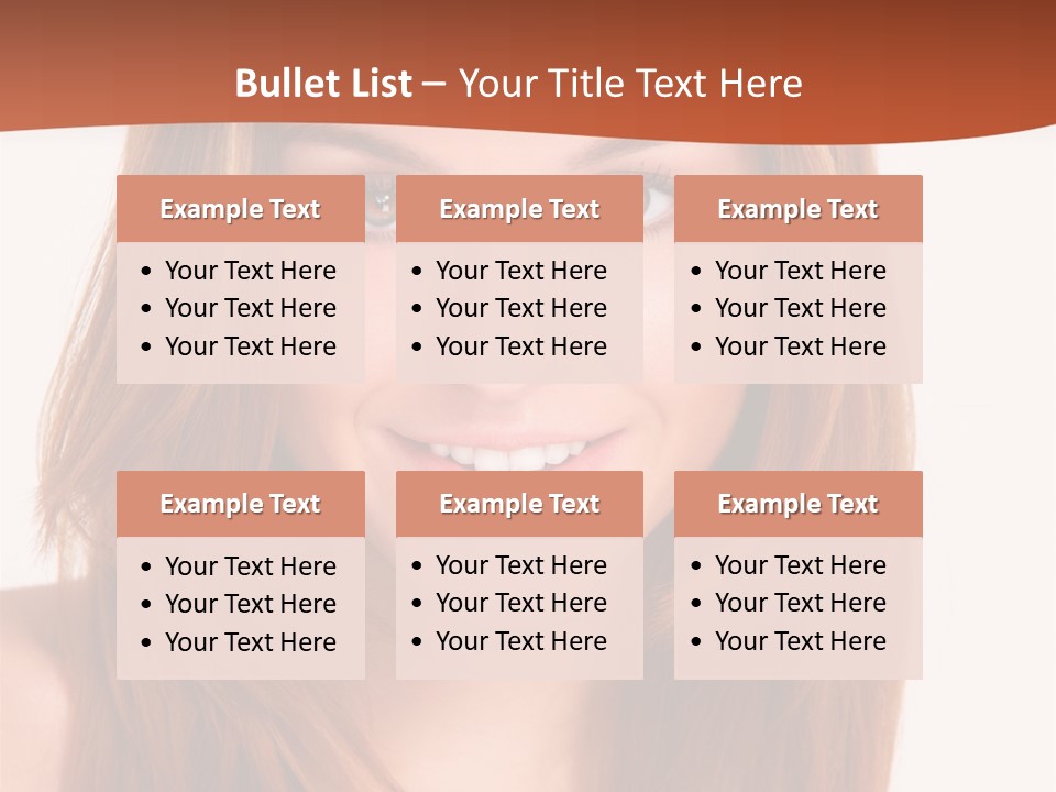 People White Girl PowerPoint Template