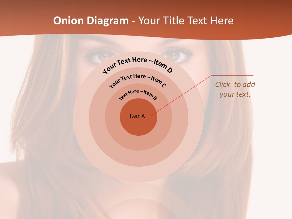 People White Girl PowerPoint Template