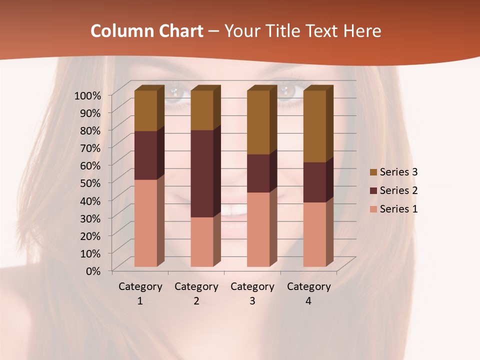 People White Girl PowerPoint Template