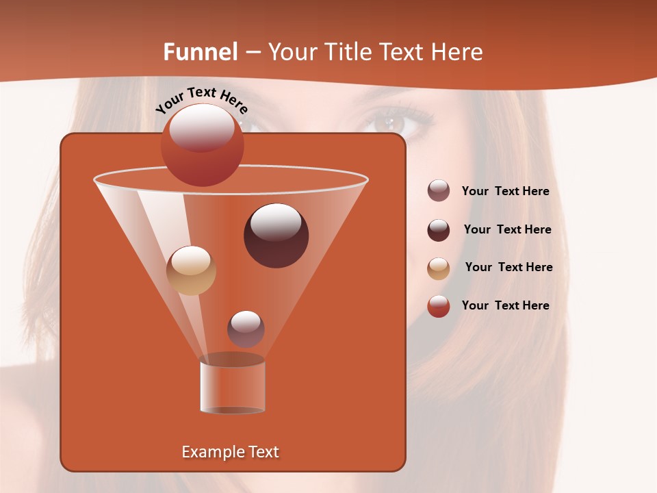 People White Girl PowerPoint Template