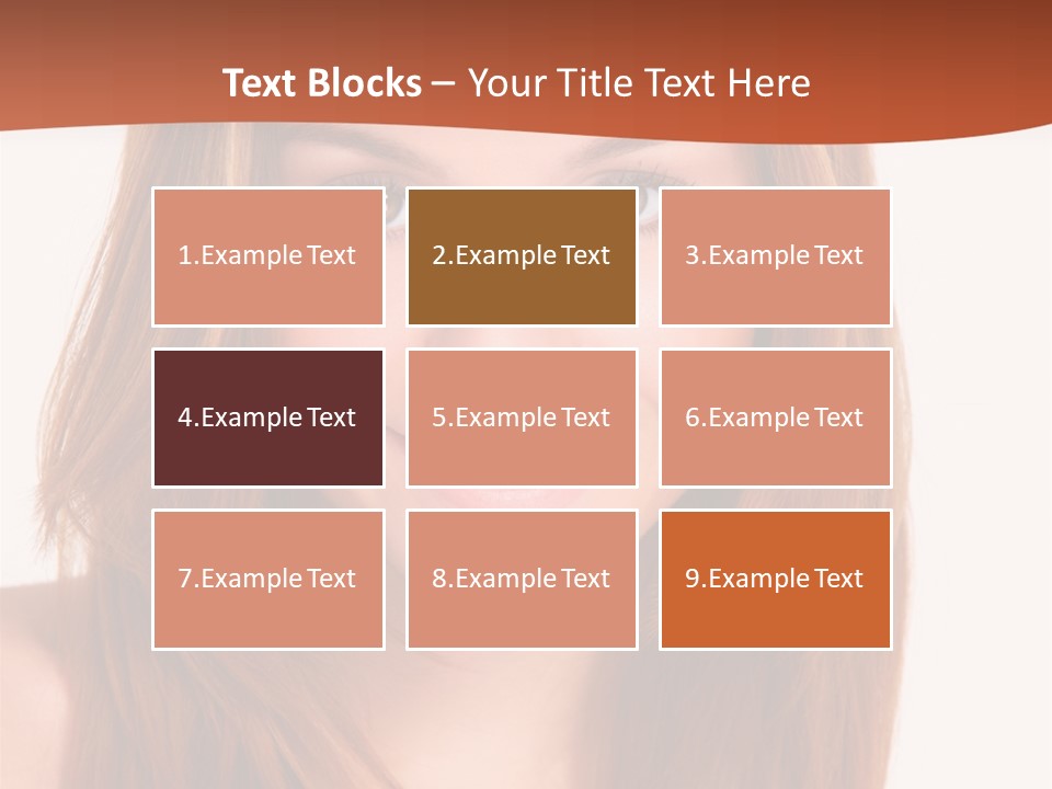 People White Girl PowerPoint Template