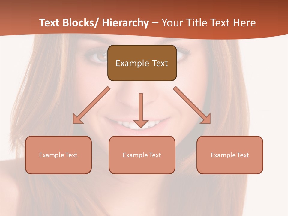 People White Girl PowerPoint Template