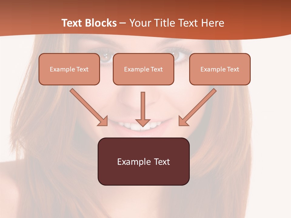 People White Girl PowerPoint Template