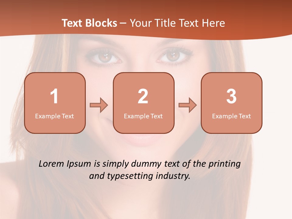 People White Girl PowerPoint Template