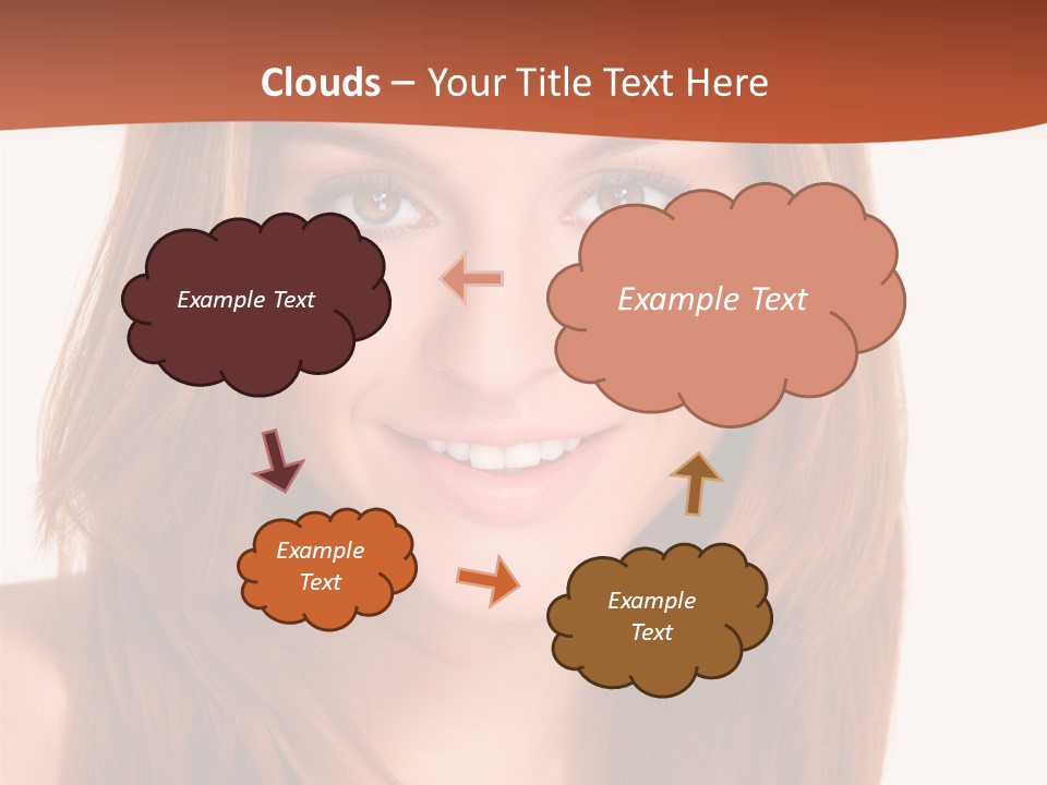 People White Girl PowerPoint Template