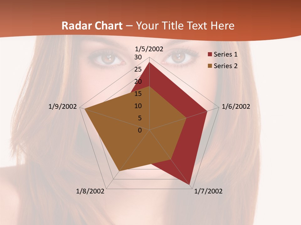 People White Girl PowerPoint Template