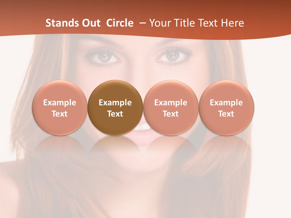 People White Girl PowerPoint Template