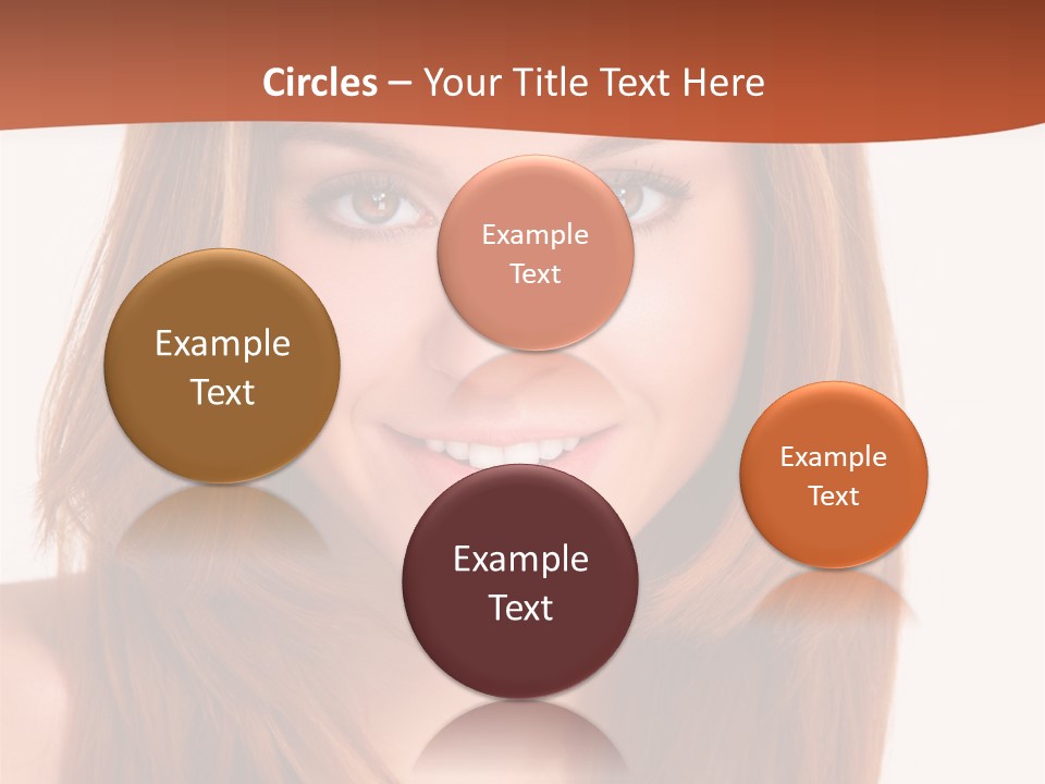 People White Girl PowerPoint Template