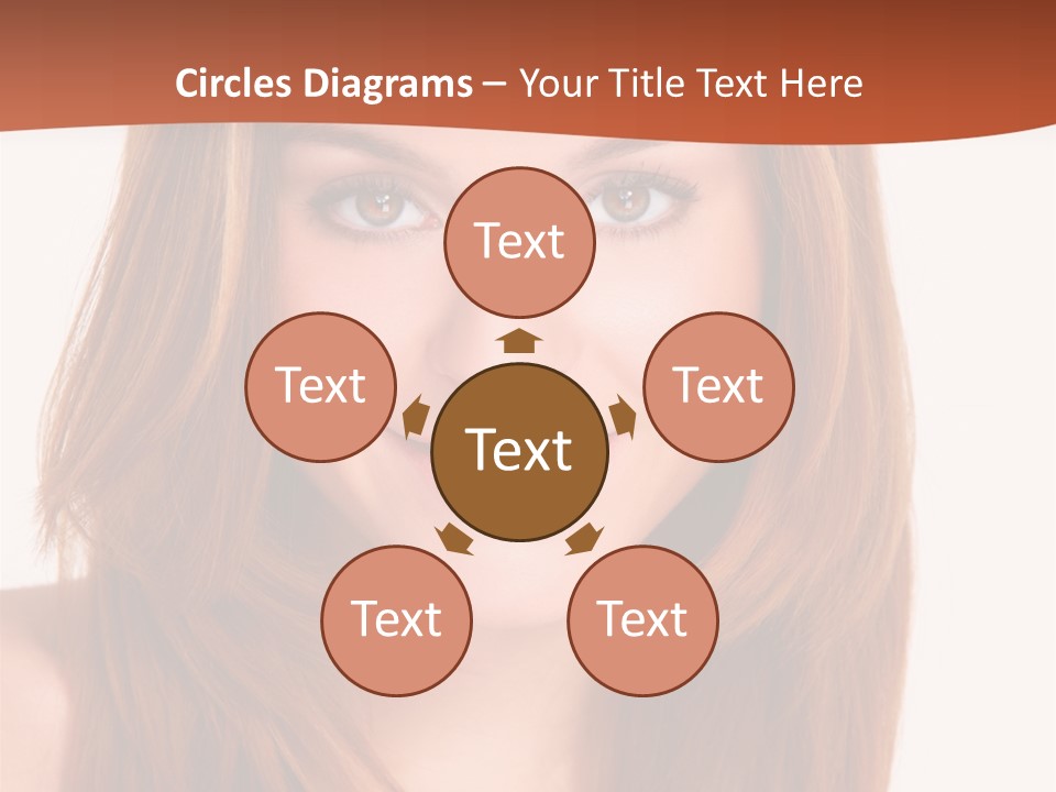 People White Girl PowerPoint Template