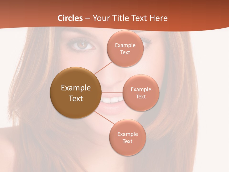 People White Girl PowerPoint Template