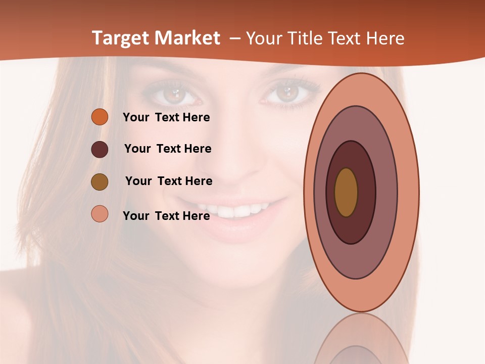 People White Girl PowerPoint Template