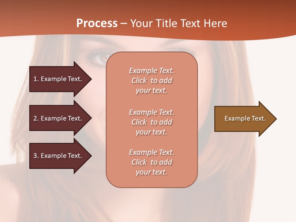 People White Girl PowerPoint Template