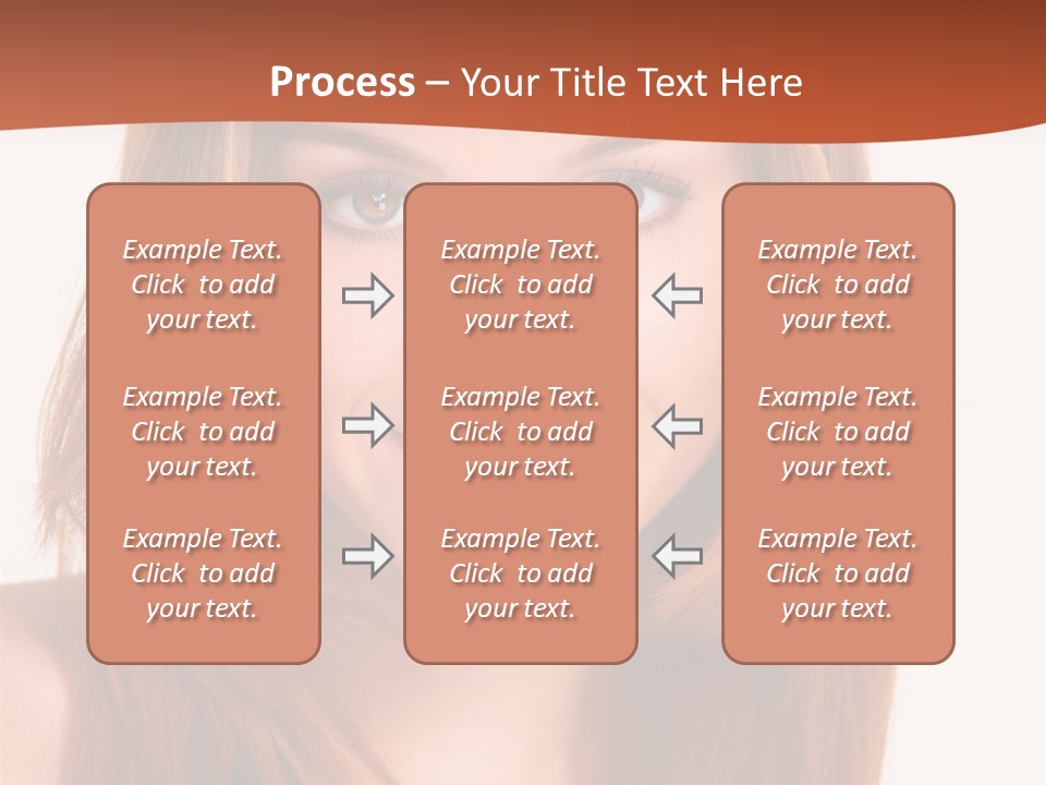 People White Girl PowerPoint Template