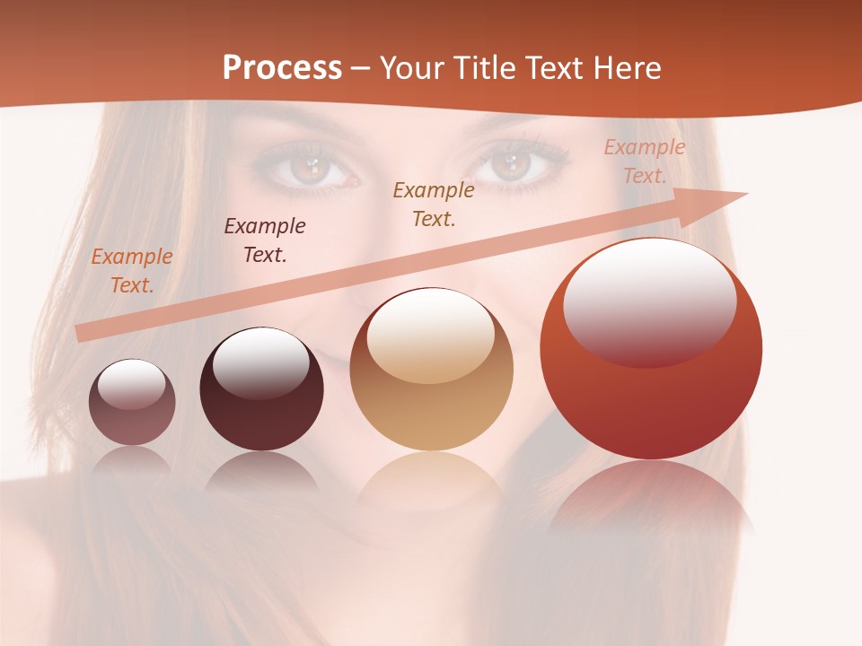 People White Girl PowerPoint Template