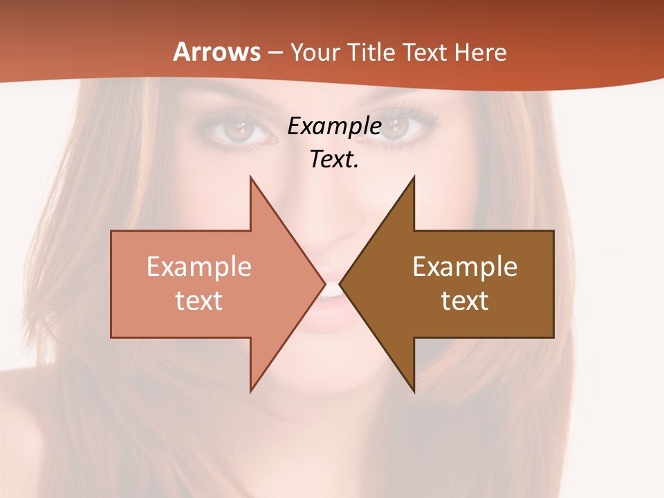 People White Girl PowerPoint Template