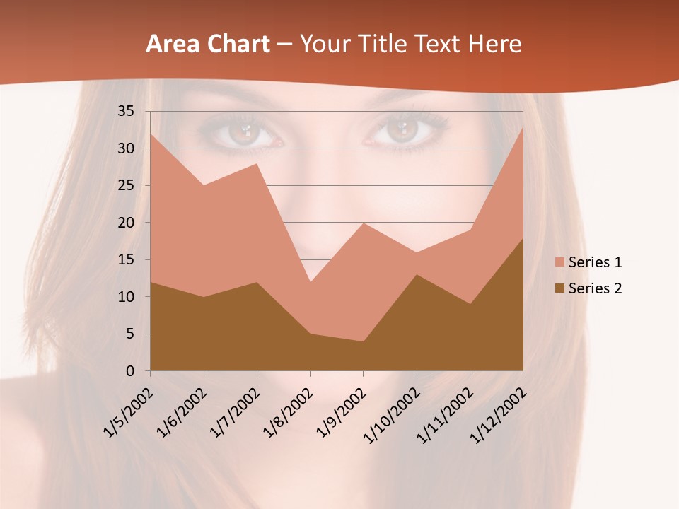 People White Girl PowerPoint Template