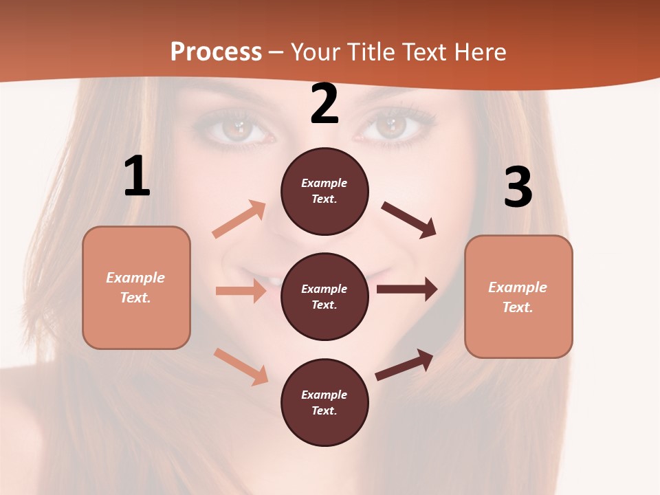 People White Girl PowerPoint Template