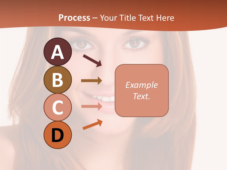 People White Girl PowerPoint Template