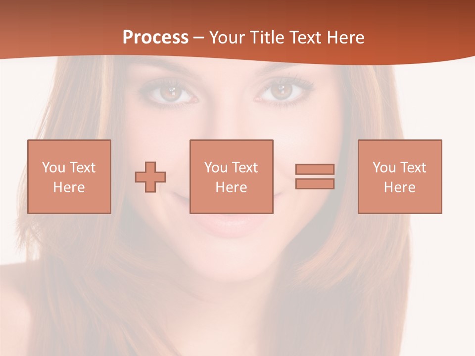 People White Girl PowerPoint Template