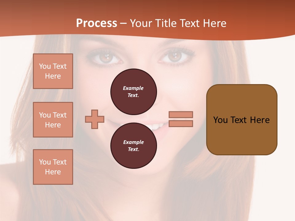 People White Girl PowerPoint Template