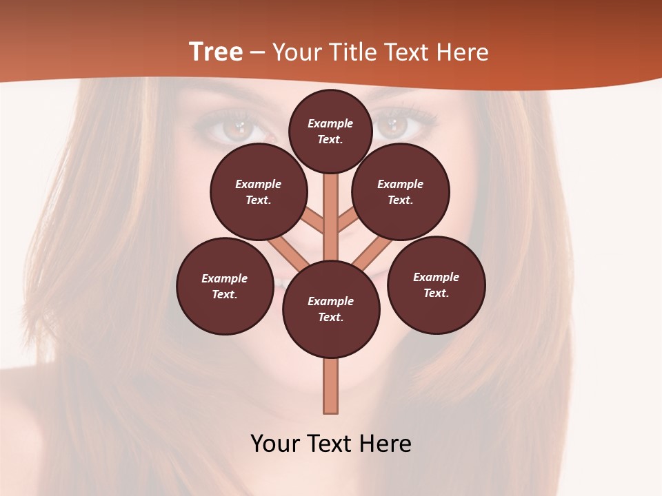 People White Girl PowerPoint Template