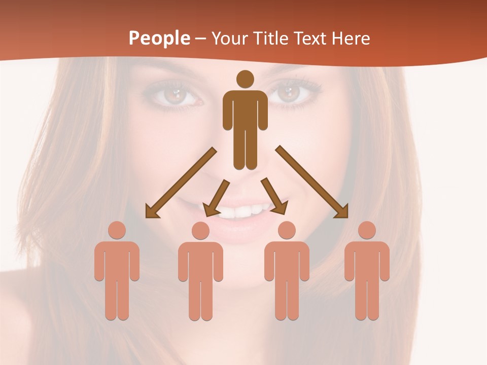 People White Girl PowerPoint Template