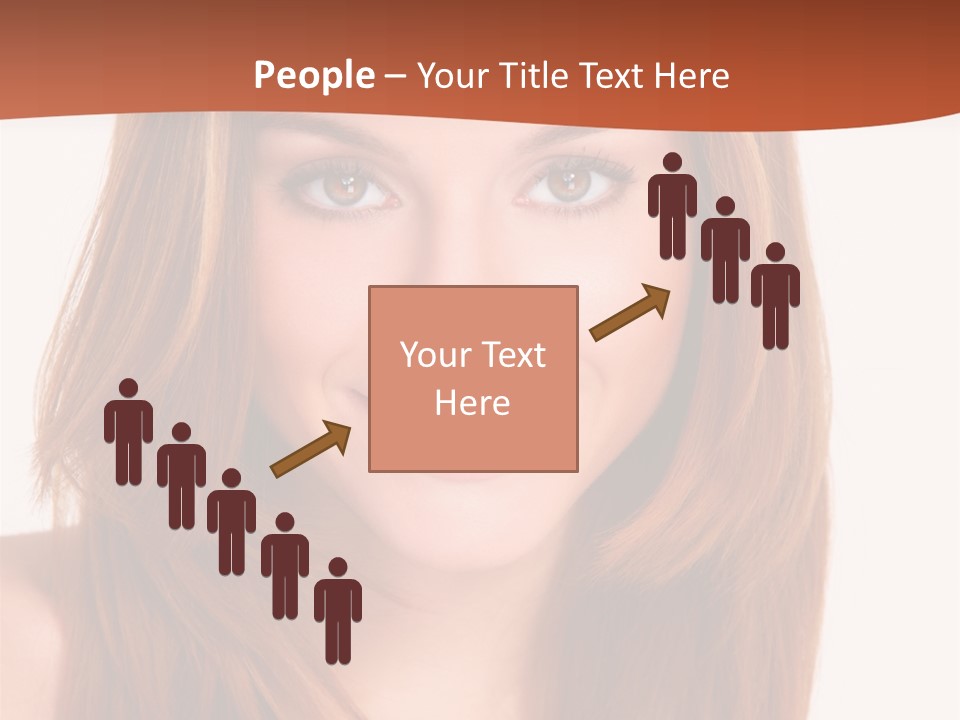 People White Girl PowerPoint Template
