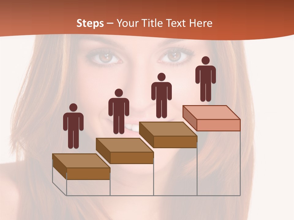 People White Girl PowerPoint Template