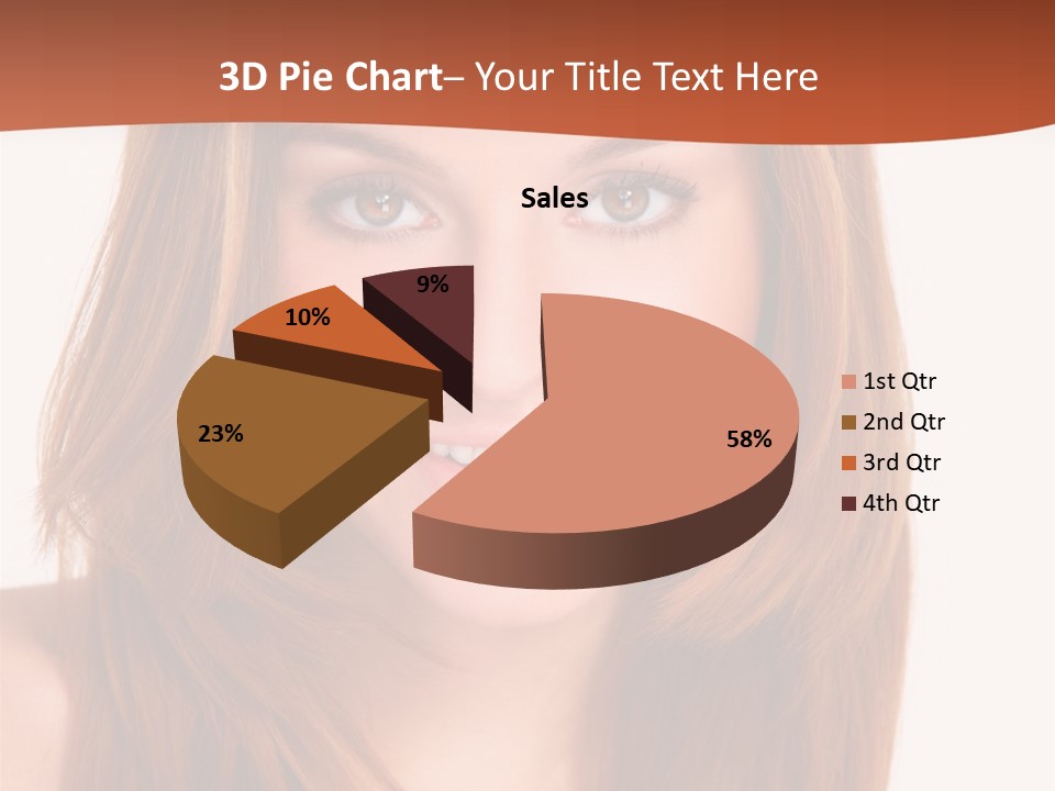 People White Girl PowerPoint Template