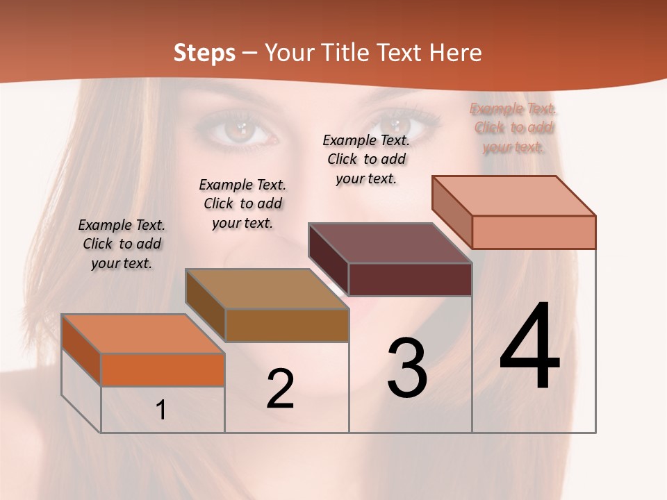 People White Girl PowerPoint Template