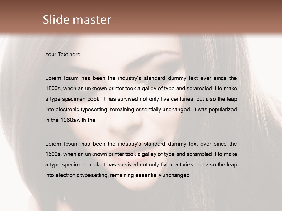 Vertical Hold Clean PowerPoint Template