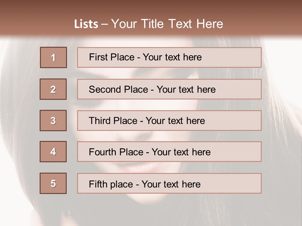 Vertical Hold Clean PowerPoint Template