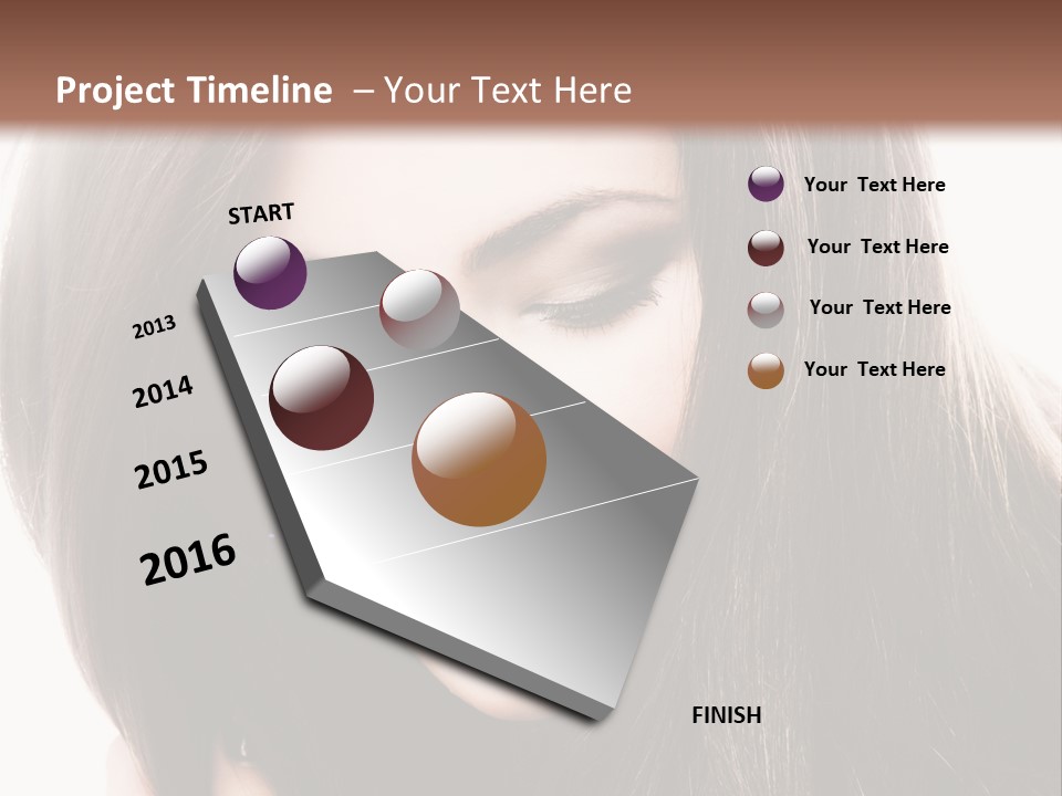 Vertical Hold Clean PowerPoint Template