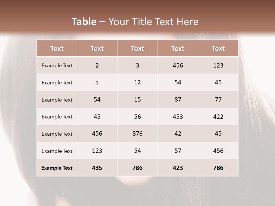 Vertical Hold Clean PowerPoint Template