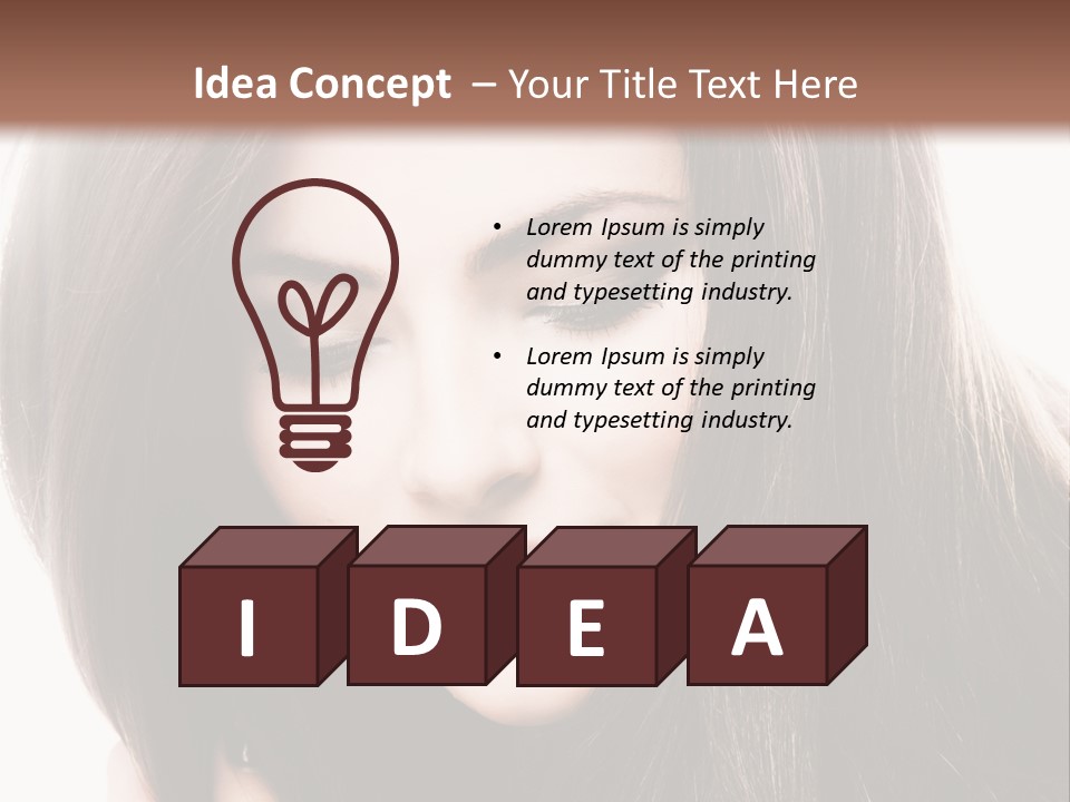 Vertical Hold Clean PowerPoint Template