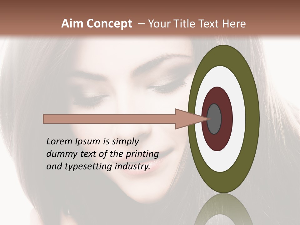 Vertical Hold Clean PowerPoint Template