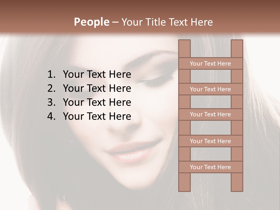Vertical Hold Clean PowerPoint Template