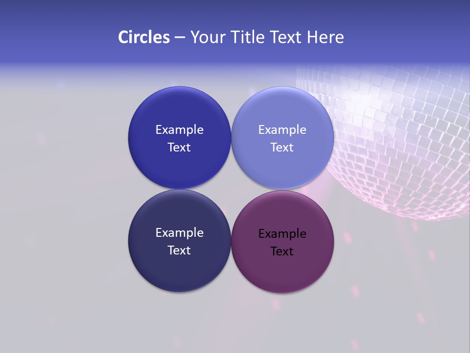 Music Colorful Spotlight PowerPoint Template