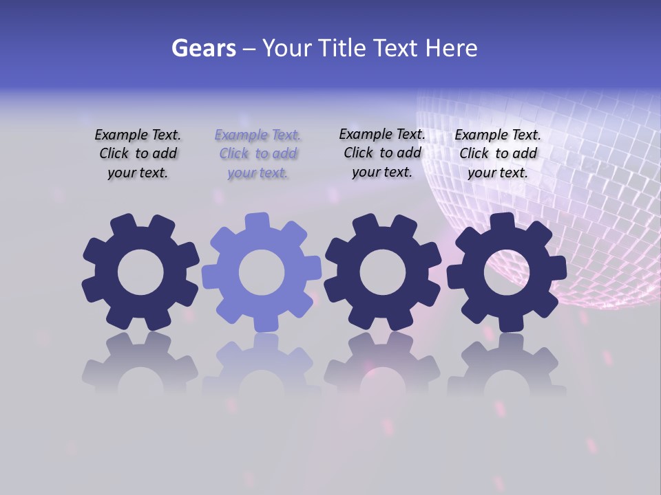 Music Colorful Spotlight PowerPoint Template