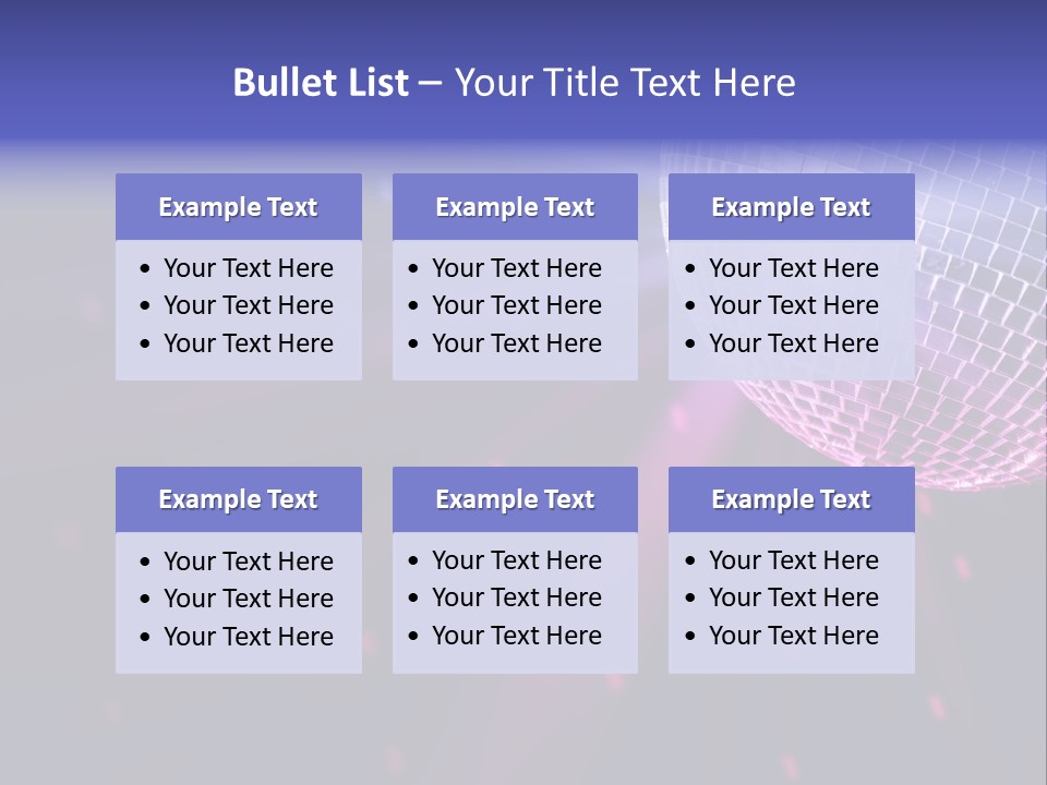 Music Colorful Spotlight PowerPoint Template