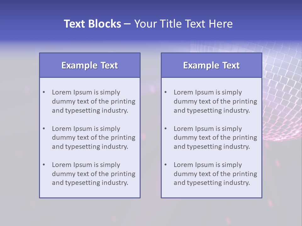 Music Colorful Spotlight PowerPoint Template