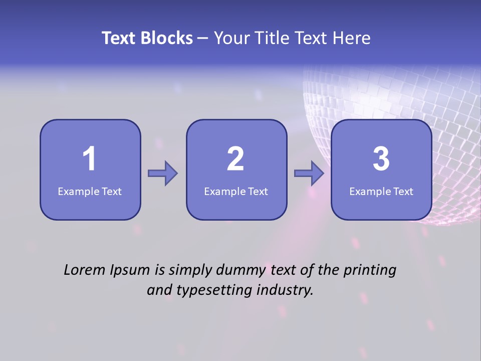 Music Colorful Spotlight PowerPoint Template