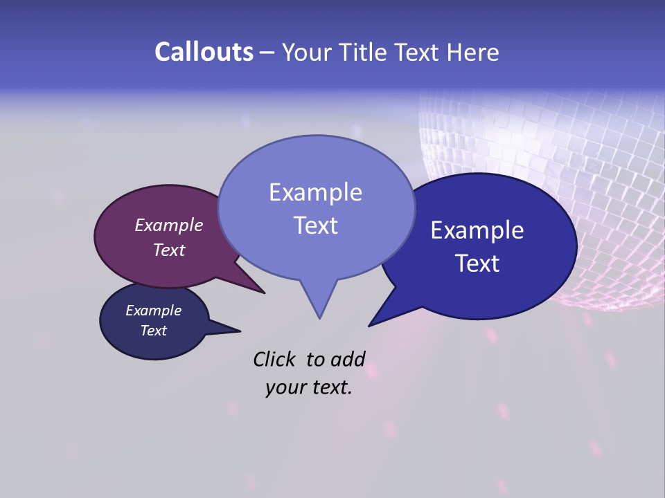 Music Colorful Spotlight PowerPoint Template