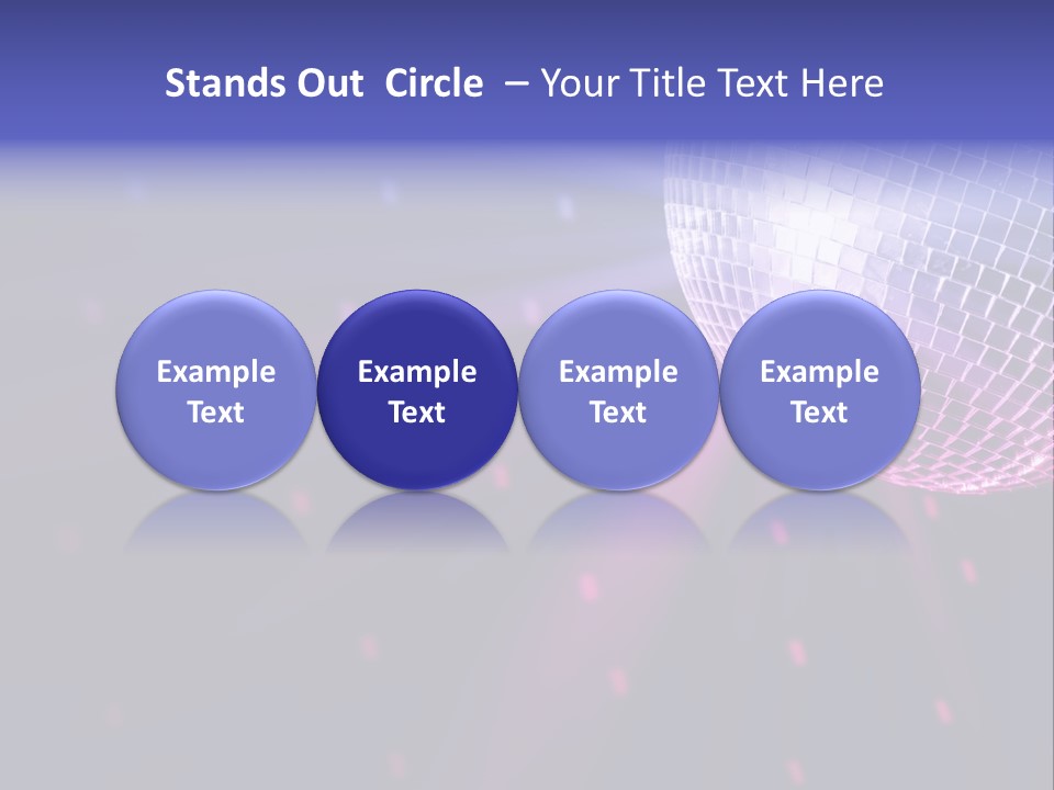 Music Colorful Spotlight PowerPoint Template