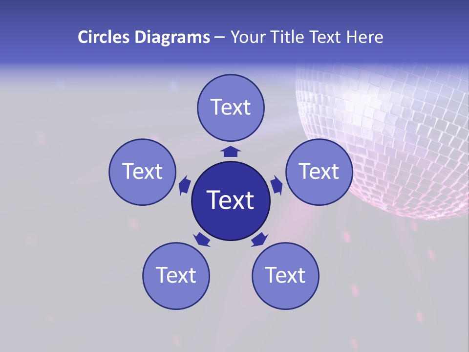 Music Colorful Spotlight PowerPoint Template